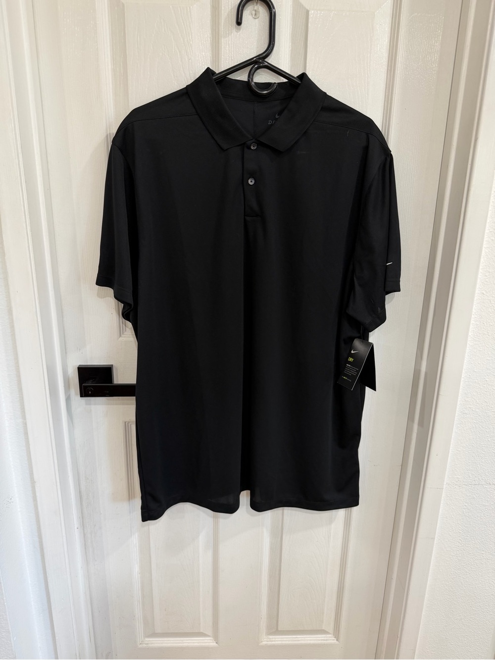 NWT Nike Dri-FIT Men’s XL Black Golf Polo Standard Fit